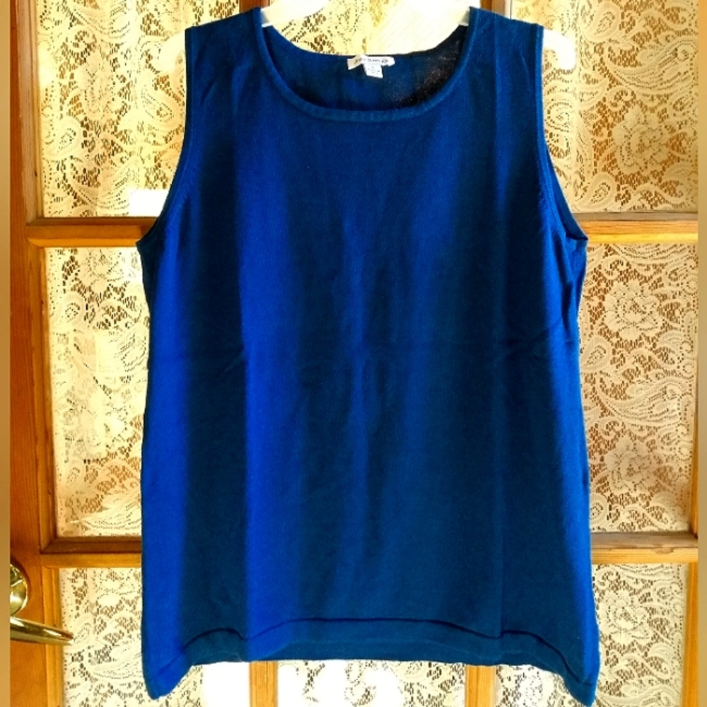 Joan Rivers Knit Boat Neck Tank Top